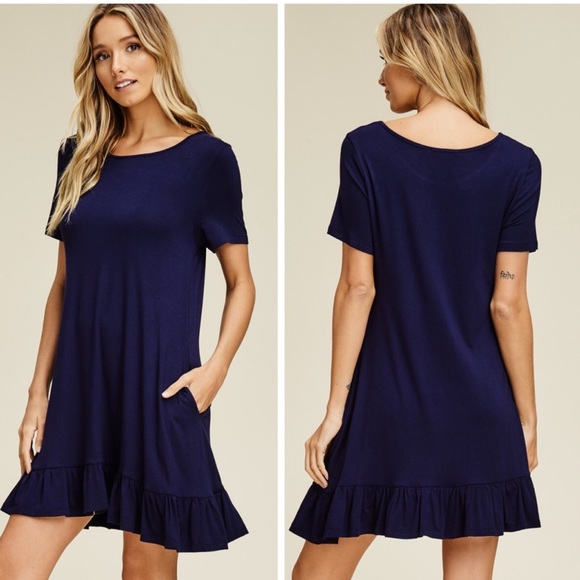 (LAST ONE) Ruffle Swing Dress - Picture 2 of 4